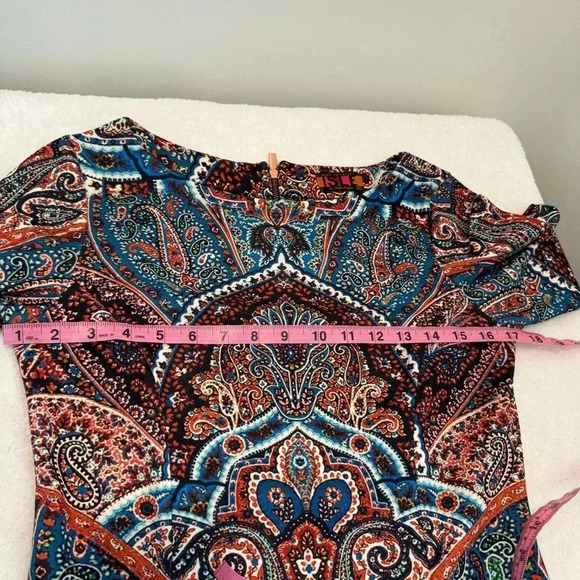 Isle by Melis Kozan Dress Sz S Knee Length 3/4 Sleeve - Picture 8 of 11